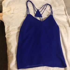 Blue tank top/blouse